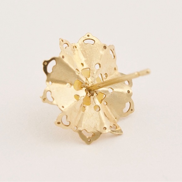 Vintage 14K Gold Genuine Pearl Stud Earring *Single Earring Only - Picture 5 of 6